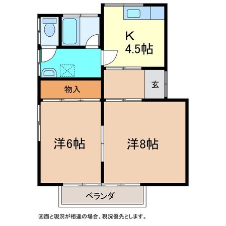 ナカノヴィレッヂの物件間取画像